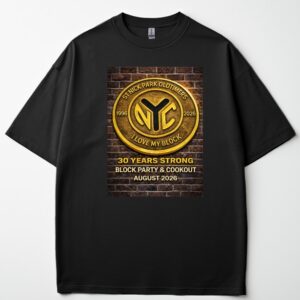 30th Anniversary T-Shirt <br> Color: Black